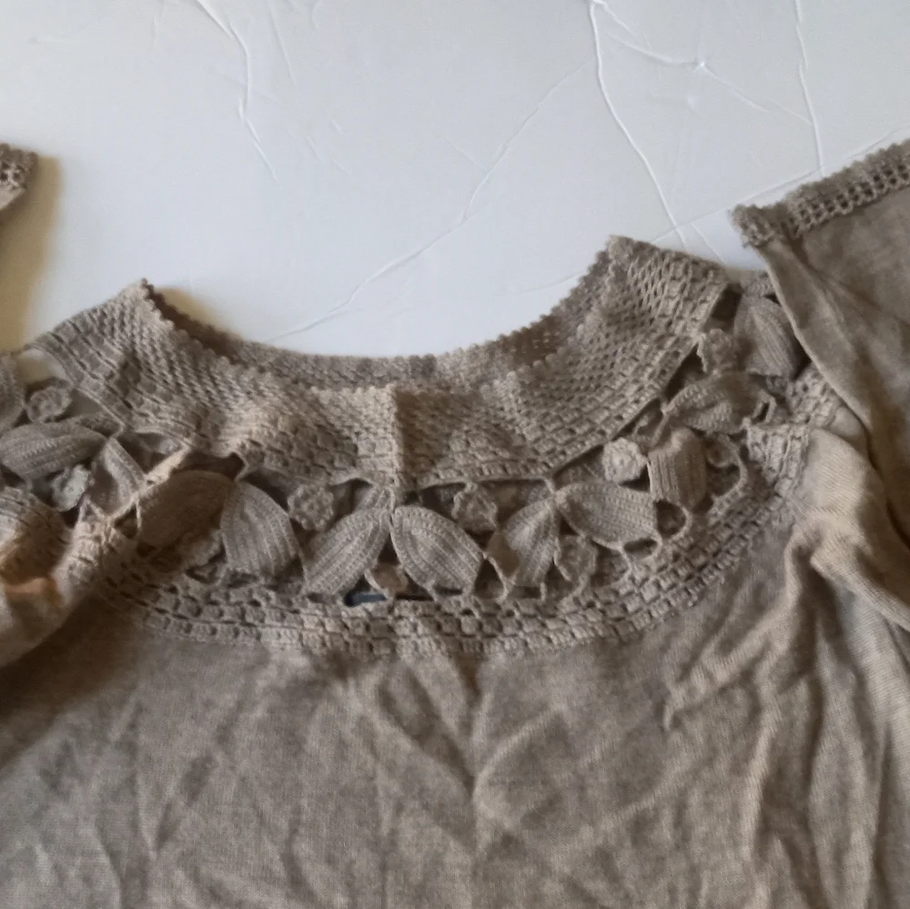 Ulla Johnson Open Floral Open-Crochet Italian Yard Sweater - Size: M